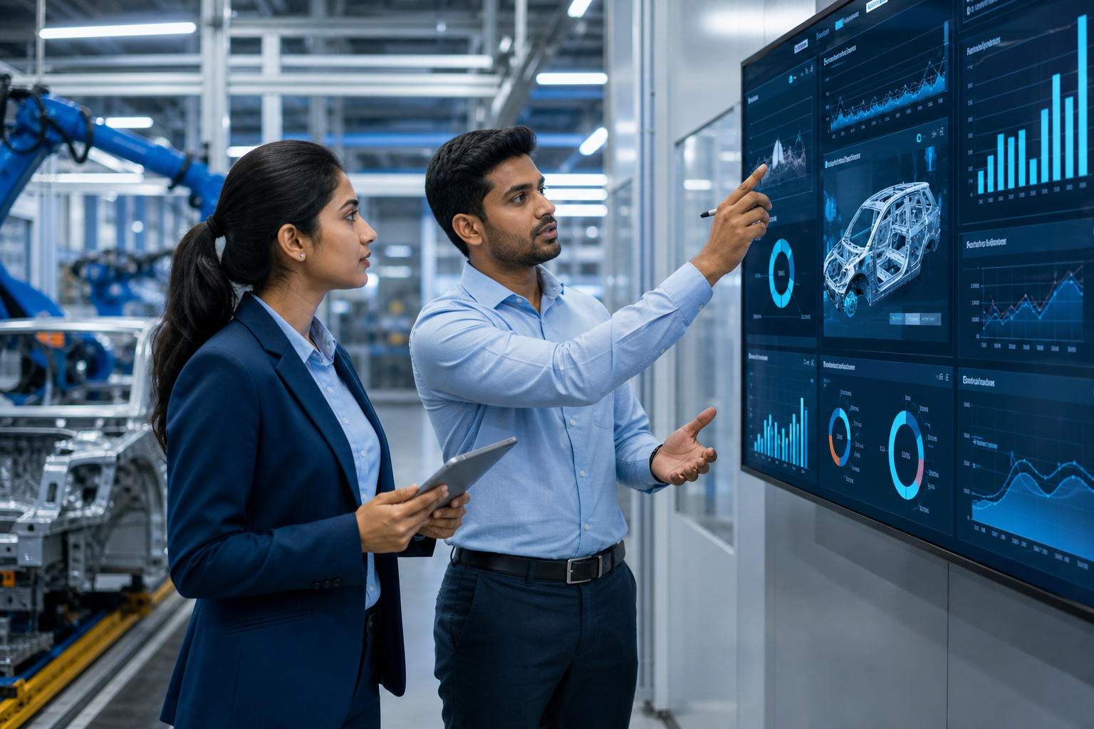 AI-powered manufacturing quality and compliance dashboard